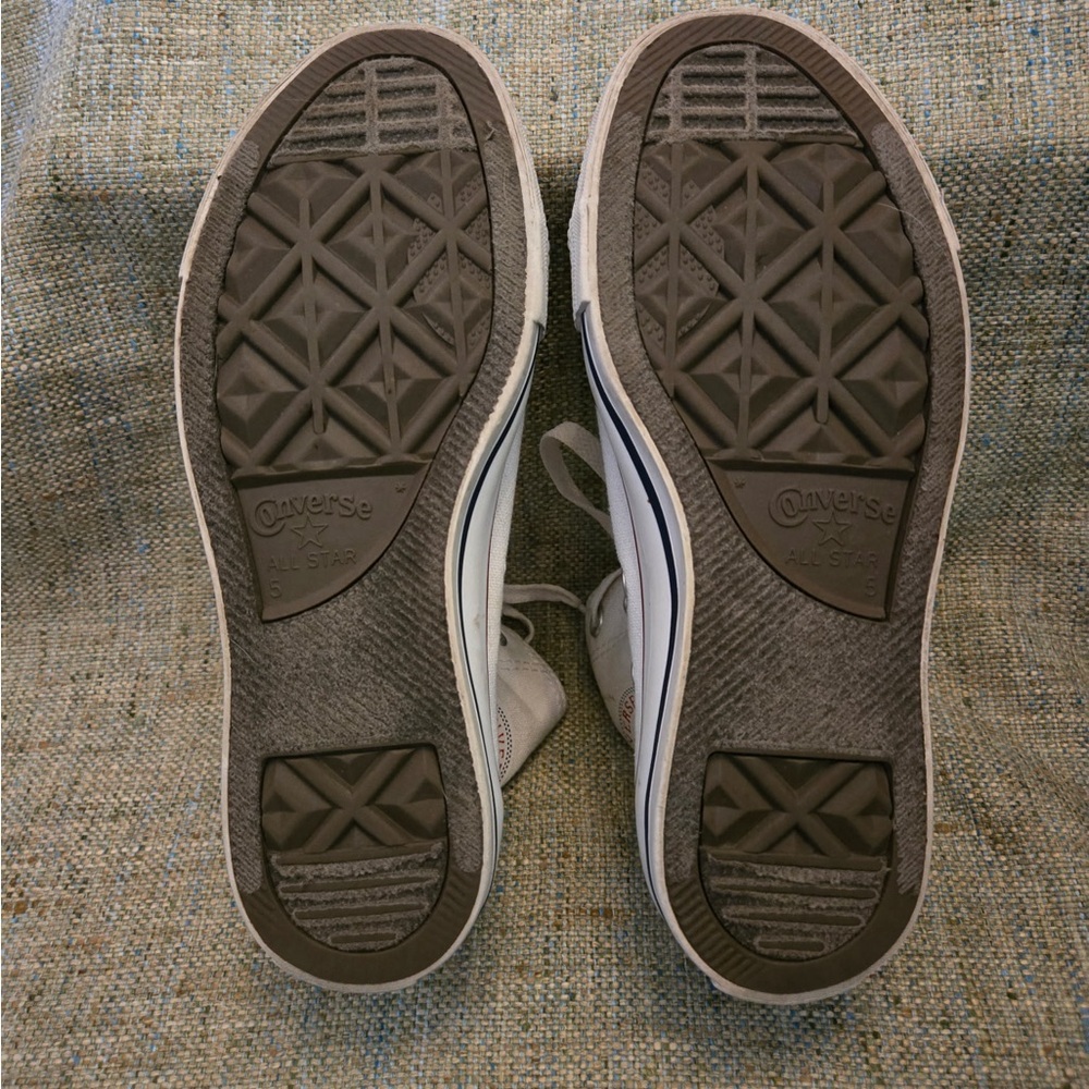 Converse Chuck Taylor All Star High Top Sneaker US Women’s Size 7 White - Picture 6 of 12